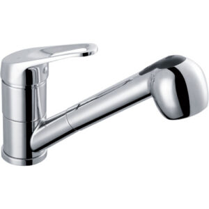 Diamond Pull Out Spray Mixer Chrome