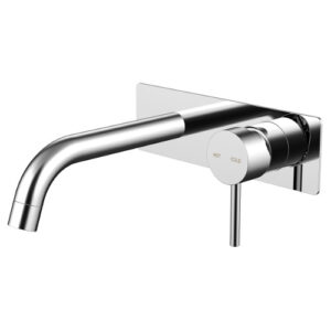Cioso Wall Basin Mixer Chrome Pin Down