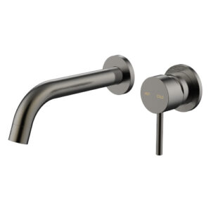 Cioso Wall Basin Mixer Gun Metal Pin Down