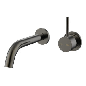 Cioso Wall Basin Mixer Gun Metal Pin Up
