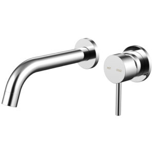 Cioso Wall Basin Mixer Chrome No Plate Pin Down