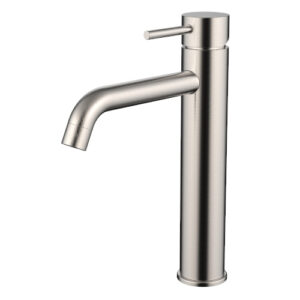 Cioso Curved Mid Rise Vessel Mixer Brushed Nickel