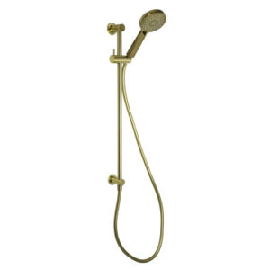 Finesa Top Inlet Rail Shower Modern Brass