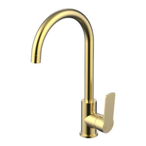 Akemi Sink Mixer Modern Brass