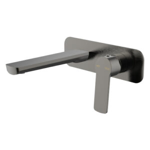 Akemi Wall Basin/Bath Mixer Gun Metal