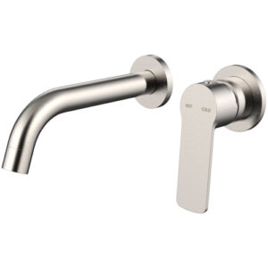 Cioso Wall Basin Mixer W/Akemi Handle Brushed Nickel