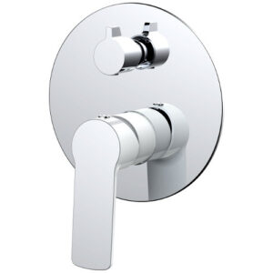 Akemi Diverter White & Chrome