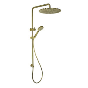 Akemi 300mm Combination Shower Modern Brass