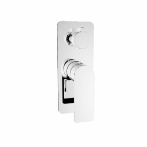 Sky Wall Mixer With Diverter Chrome