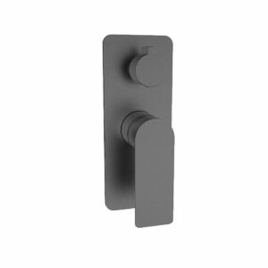 Sky Wall Mixer With Diverter Gun Metal