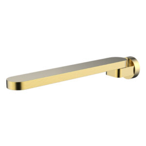 Kiato 295mm Swivel Bath Spout Modern Brass