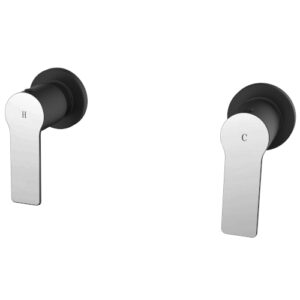 Akemi Black & Chrome Wall Top Assemblies
