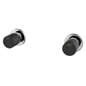 Finesa Chrome & Black Wall Top Assemblies