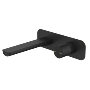 Finesa Wall Basin Mixer Matte Black