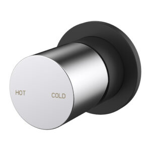 Finesa Shower Mixer Matte Black & Chrome