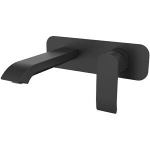 Zoya Wall Basin Mixer Black