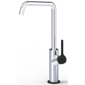 Jeni Sink Mixer Chrome & Matte Black