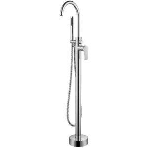 Akemi Brushed Nickel Bath Filler W/Handshower