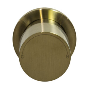 Finesa Progressive Wall Mixer Modern Brass