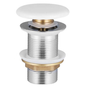 Cioso 38mm Ceramic Plug & Waste Matte White