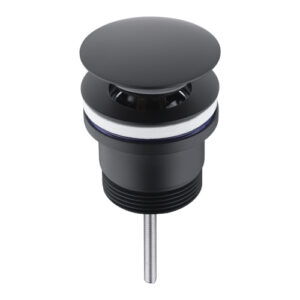 Cioso Universal 40mm Brass Pop Up Plug & Waste Matte Black