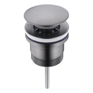 Cioso Universal 40mm Brass Pop Up Plug & Waste Gun Metal