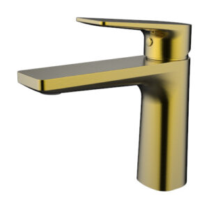 Jenex Basin Mixer Modern Brass