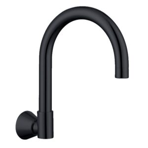 Fiona Black Swivel Wall Spout
