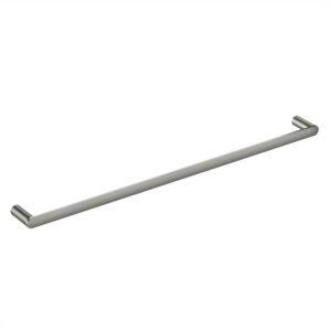 Sky Single Towel Rail Brushed Nickel
