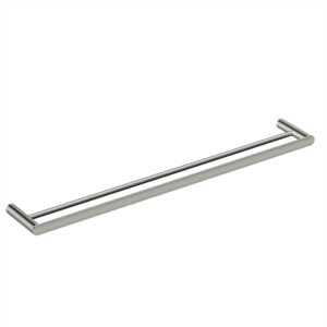 Sky Double Towel Rail Brushed Nickel