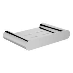 Akemi Metal Soap Dish Chrome