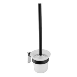 Akemi Toilet Brush Black & Chrome