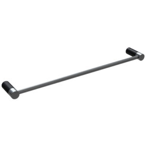 Finesa Single Towel Rail 600mm Chrome & Matte Black