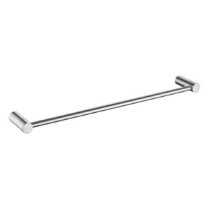 Finesa Single Towel Rail 600mm Brushed Nickel