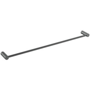 Finesa Single Towel Rail 800mm Gun Metal