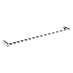 Finesa Single Towel Rail 800mm Brushed Nickel
