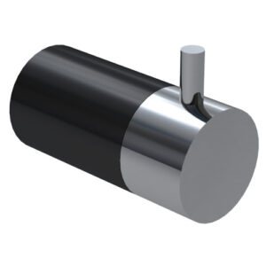 Finesa Robe Hook Chrome & Matte Black