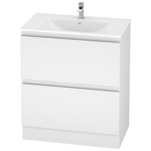 Marine Double Drawer on Kickboard PVC 75cm-Cabinet only