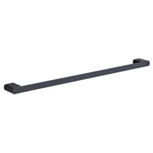 Zoya Single Towel Rail 600mm Matte Black