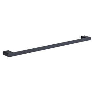 Zoya Single Towel Rail 800mm Matte Black