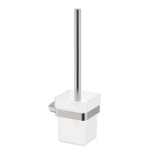 Zoya Toilet Brush & Holder Brushed Nickel