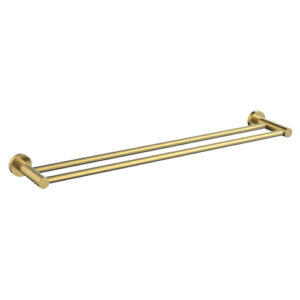 Cioso 600mm Double Towel Rail Modern Brass