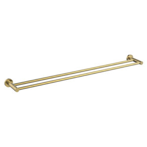 Cioso 800mm Double Towel Rail Modern Brass