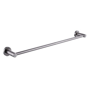 Cioso 600mm Single Towel Rail Brushed Nickel
