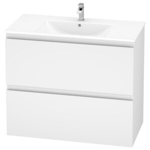 Marine Double Drawer PVC 90cm-Cabinet only