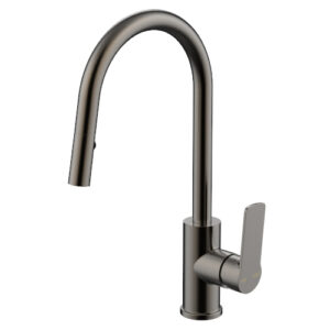 Cioso Pullout Spray Sink Mixer W/Akemi Handle Gun Metal