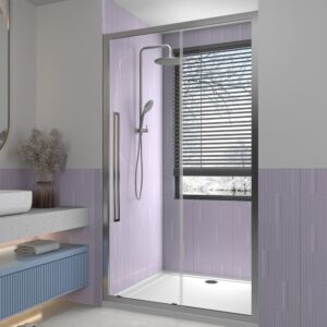 Alpine Sliding Door Silver