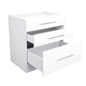 Base Three(3) Drawer Pot Draw 80cm