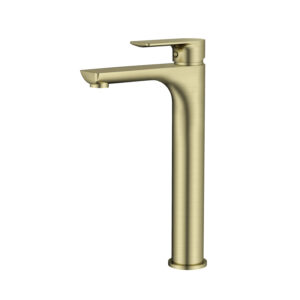 Brizo Brushed Gold Tower Sink Mixer