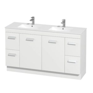 Erin PVC 150cm Double Bowl-Cabinet only